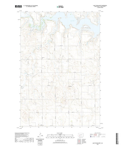 United States Geological Survey Lake Pickard, ND (2020, 24000-Scale) digital map
