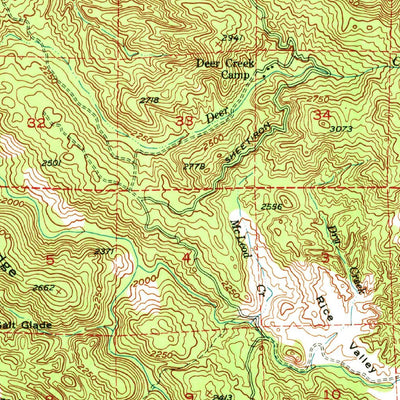 United States Geological Survey Lake Pillsbury, CA (1951, 62500-Scale) digital map