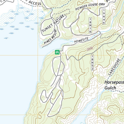 United States Geological Survey Lake Pillsbury, CA (2018, 24000-Scale) digital map