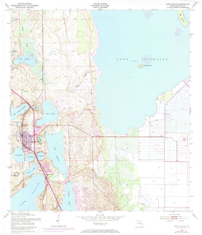 United States Geological Survey Lake Placid, FL (1952, 24000-Scale) digital map