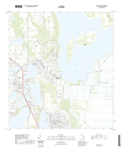 United States Geological Survey Lake Placid, FL (2021, 24000-Scale) digital map