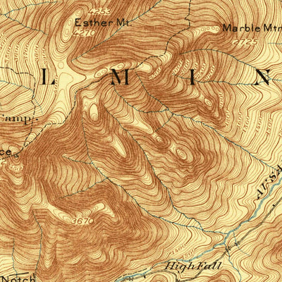 United States Geological Survey Lake Placid, NY (1896, 62500-Scale) digital map