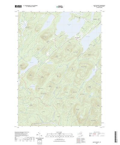 United States Geological Survey Lake Pleasant, NY (2023, 24000-Scale) digital map