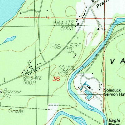 United States Geological Survey Lake Pleasant, WA (1984, 24000-Scale) digital map