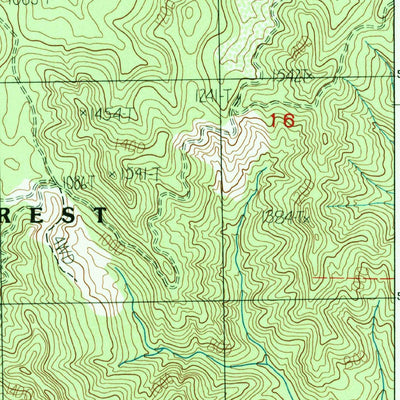 United States Geological Survey Lake Pleasant, WA (1984, 24000-Scale) digital map