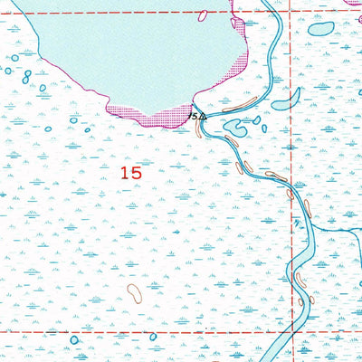 United States Geological Survey Lake Poinsett, FL (1953, 24000-Scale) digital map