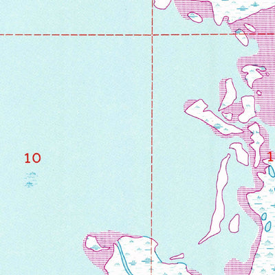 United States Geological Survey Lake Poinsett, FL (1953, 24000-Scale) digital map