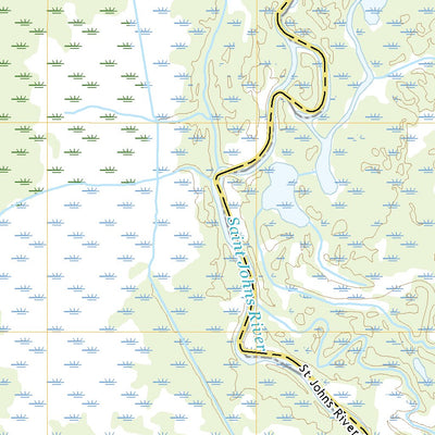 United States Geological Survey Lake Poinsett NW, FL (2021, 24000-Scale) digital map
