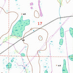 United States Geological Survey Lake Poinsett SW, FL (1953, 24000-Scale) digital map