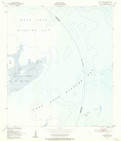 United States Geological Survey Lake Point, LA (1951, 24000-Scale) digital map