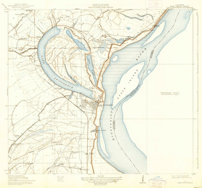 United States Geological Survey Lake Providence, LA-MS (1911, 31680-Scale) digital map