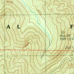 United States Geological Survey Lake Quinault East, WA (1990, 24000-Scale) digital map