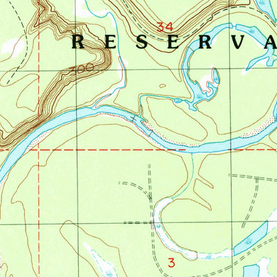 United States Geological Survey Lake Quinault West, WA (1990, 24000-Scale) digital map