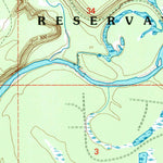 United States Geological Survey Lake Quinault West, WA (1995, 24000-Scale) digital map