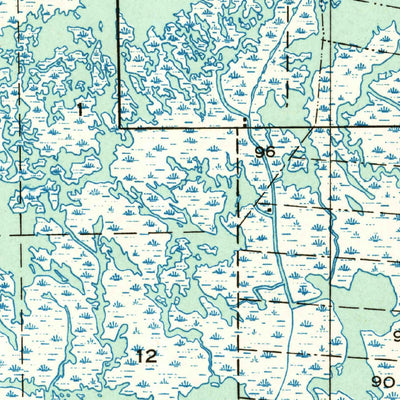 United States Geological Survey Lake Quitman, LA (1935, 31680-Scale) digital map