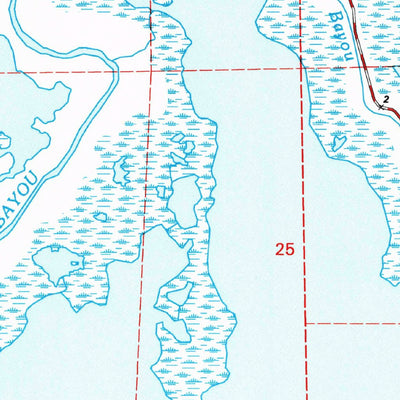 United States Geological Survey Lake Quitman, LA (1994, 24000-Scale) digital map