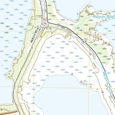 United States Geological Survey Lake Quitman, LA (2020, 24000-Scale) digital map