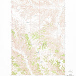 United States Geological Survey Lake Reservoir, MT (1965, 24000-Scale) digital map