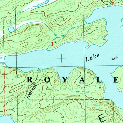 United States Geological Survey Lake Richie, MI (1985, 24000-Scale) digital map