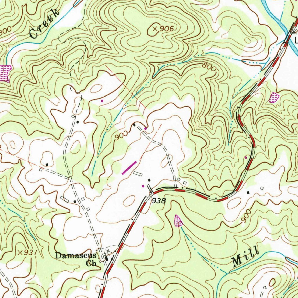 Lake Russell, GA (1964, 24000-Scale) Map by United States Geological ...