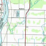 United States Geological Survey Lake Saint Clair North, MI (1981, 100000-Scale) digital map