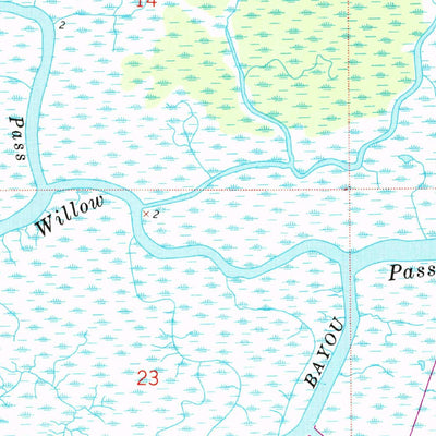 United States Geological Survey Lake Salve, LA (1966, 24000-Scale) digital map