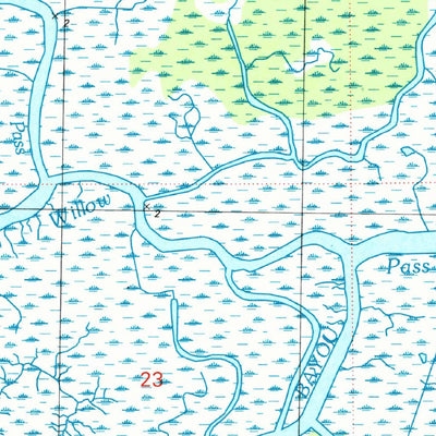 United States Geological Survey Lake Salve, LA (1994, 24000-Scale) digital map
