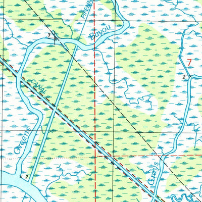 United States Geological Survey Lake Salve, LA (1994, 24000-Scale) digital map