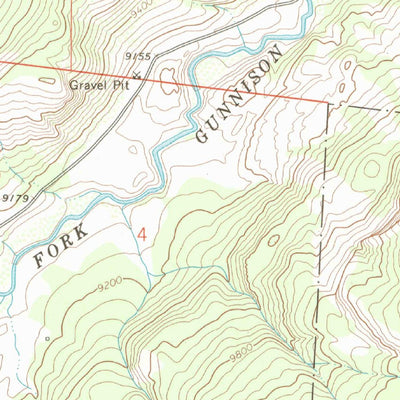 United States Geological Survey Lake San Cristobal, CO (1964, 24000-Scale) digital map