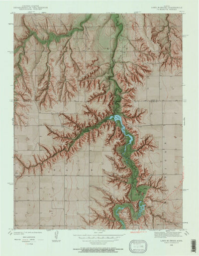 United States Geological Survey Lake Scott, KS (1939, 24000-Scale) digital map