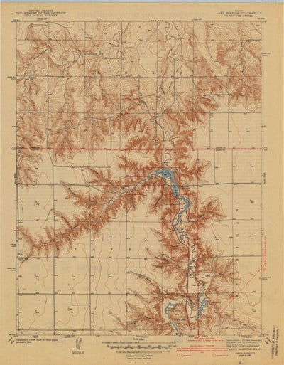 United States Geological Survey Lake Scott, KS (1942, 31680-Scale) digital map