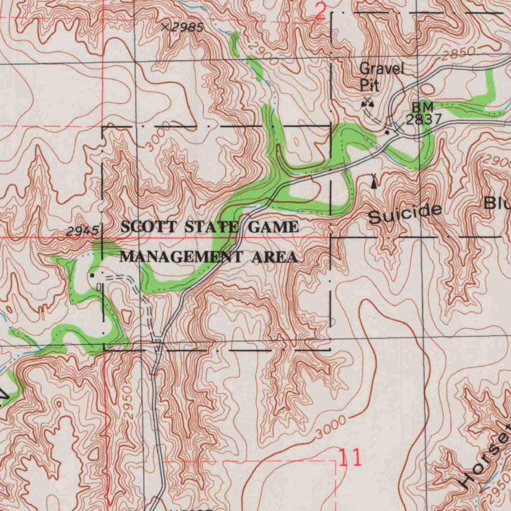 Lake Scott, KS (1976, 24000-Scale) Map by United States Geological ...