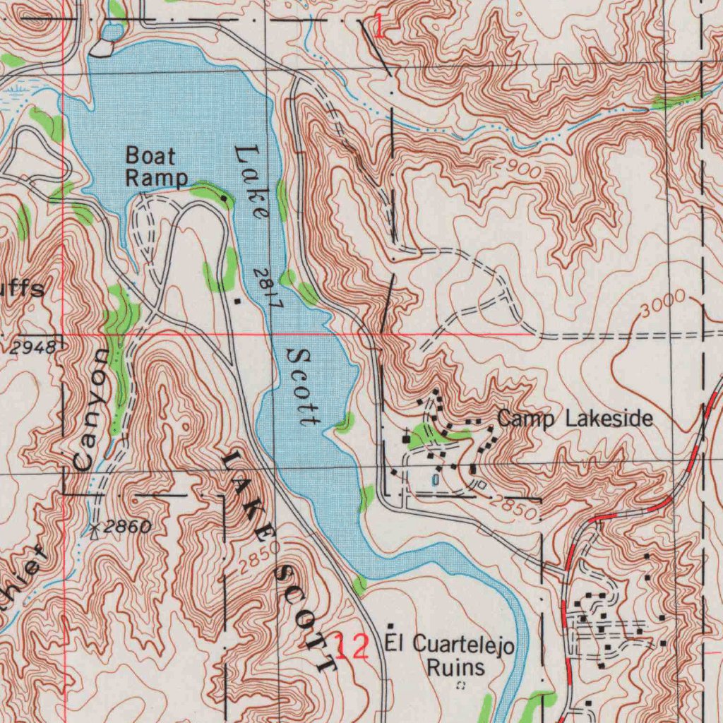 Lake Scott, KS (1976, 24000-Scale) Map by United States Geological ...