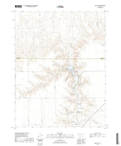United States Geological Survey Lake Scott, KS (2018, 24000-Scale) digital map