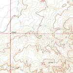 United States Geological Survey Lake Seventeen East, MT (1971, 24000-Scale) digital map