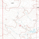 United States Geological Survey Lake Seventeen NE, MT (1971, 24000-Scale) digital map