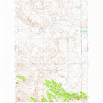 United States Geological Survey Lake Seventeen West, MT (1971, 24000-Scale) digital map