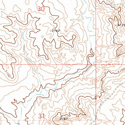 United States Geological Survey Lake Seventeen West, MT (1971, 24000-Scale) digital map