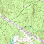United States Geological Survey Lake Sinclair East, GA (1972, 24000-Scale) digital map