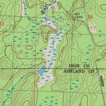 United States Geological Survey Lake Six, WI (1984, 24000-Scale) digital map