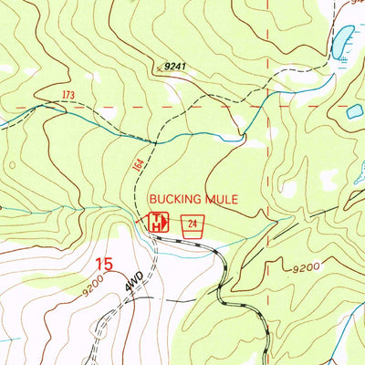 United States Geological Survey Lake Solitude, WY (1993, 24000-Scale) digital map