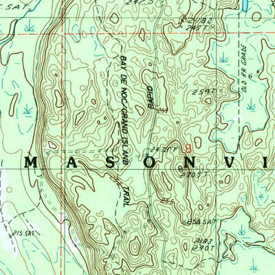 United States Geological Survey Lake Stella, MI (1985, 24000-Scale) digital map