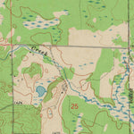 United States Geological Survey Lake Tahkodah, WI (1971, 24000-Scale) digital map