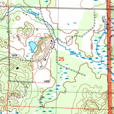 United States Geological Survey Lake Tahkodah, WI (2005, 24000-Scale) digital map