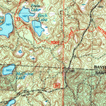 United States Geological Survey Lake Tahkodah, WI (2005, 24000-Scale) digital map