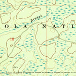 United States Geological Survey Lake Talquin SE, FL (1972, 24000-Scale) digital map
