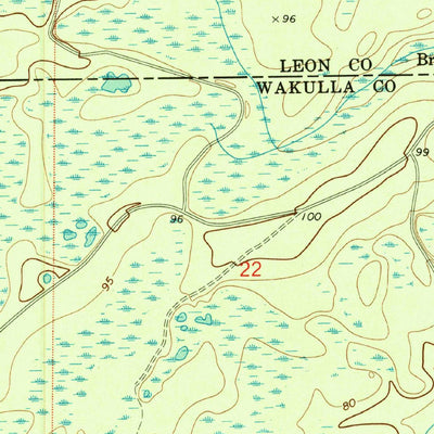 United States Geological Survey Lake Talquin SE, FL (1972, 24000-Scale) digital map