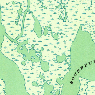 United States Geological Survey Lake Tambour, LA (1935, 31680-Scale) digital map