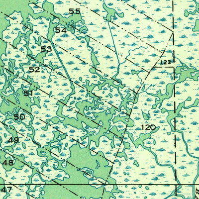 United States Geological Survey Lake Tambour, LA (1935, 31680-Scale) digital map