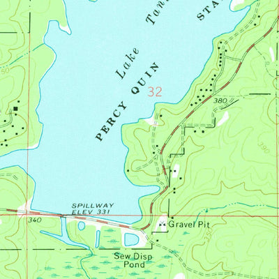 United States Geological Survey Lake Tangipahoa, MS (1972, 24000-Scale) digital map